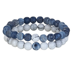 Distance Bracelet Natural Stone