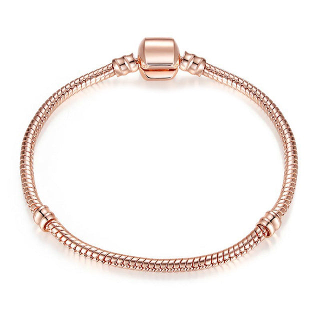 Authentic Silver Color Snake Chain Bracelet
