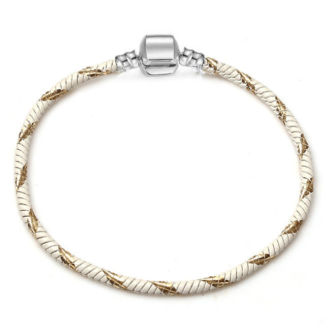 Authentic Silver Color Snake Chain Bracelet
