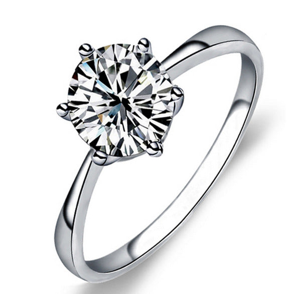 Classic Six Claw Gold Color Ring