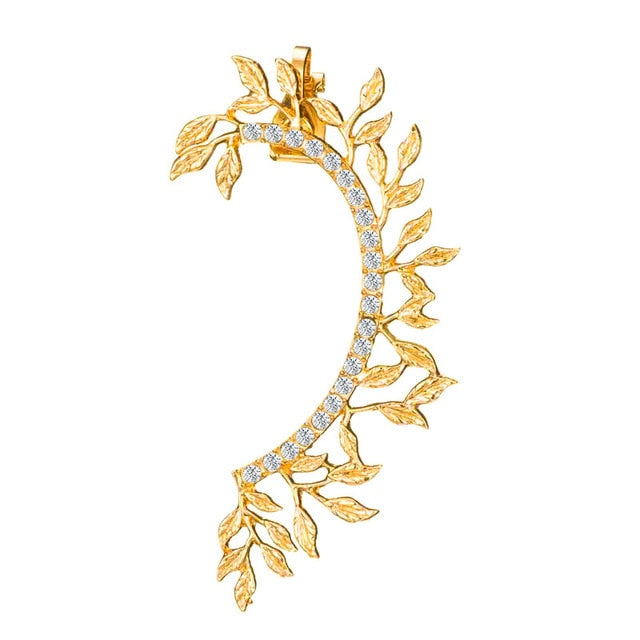 Vintage Clip Crystal Ear Cuff