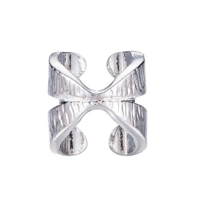 Vintage Clip Crystal Ear Cuff